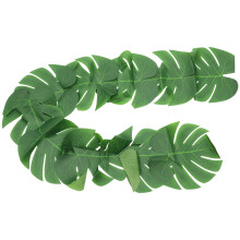 1Wasbare Zijde Tafelrenner Met Palmblad Design Voor Feestjes