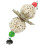 1X Wit Vogel Schommel Speelspeeltje Decoratie 1