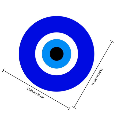 Oog Muurdecoratie Evil Eye Binneninrichting 1