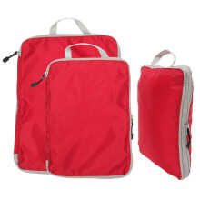 3St Reistas Organizer Cubes Nylon Rood Thuis En Vakantie