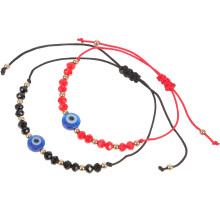 1Paar Beads Couple Armbanden Met Oog, Handgemaakt En Kleurrijk