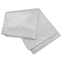 1Outdoor Zilveren Waterdichte En Zonwerende Tarpaulin Doek