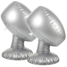 2St Opblaasbare Wig Houders Voor Salon En Thuis Gebruik