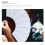 1Witte LED Hand Fan Met Frame Feest En 1
