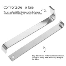 1Set Outdoor Vinyl Siding Hangers Met Duurzame Haken
