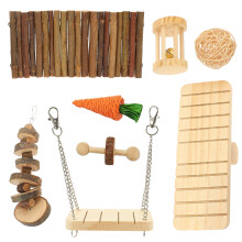 1Set Assortiment Knaag Speelgoed Konijnen, Hamsters En Papegaaien