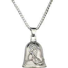 1Retro Bell Punk Metalen Charm Draagbare Zilveren Bel Voor Knutselen