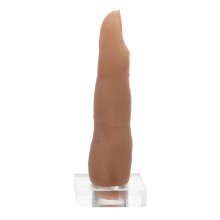 1Oefenvinger Siliconen Nageltraining Nagelkunst Tool Khaki Kleur