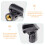 2St Verstelbare Mic Stand Clips Met Knop, Universele Micro Clips 4