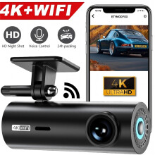4K WiFi Mini Front Car Dash Cam With 24H Parking Monitor