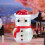 1Set DIY Silicone Mal Sneeuwpop Pot - Herbruikbare Epoxy Harshouder 3