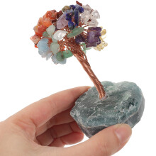 Moderne Paarse Kristallen Bonsai Boom Decoratie Voor Bureau