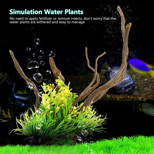 Aquarium Deko Kunststoffpflanzen