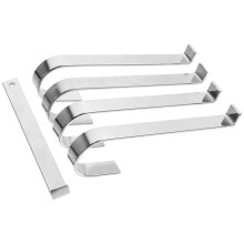1Set Zilveren Haken Voor Vinyl Siding En Wanddecoratie