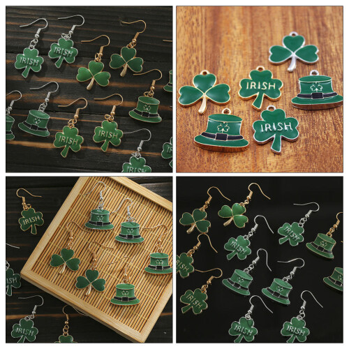 20St Sieraden DIY Accessoires Klavertjevier Hanger Groen 2