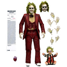 Beetlejuice Beetlejuice Ultimate Red Tuxedo Neca 7″ Scale Action Figure New