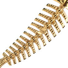 Goldene Retro Kette Mann Titanstahl
