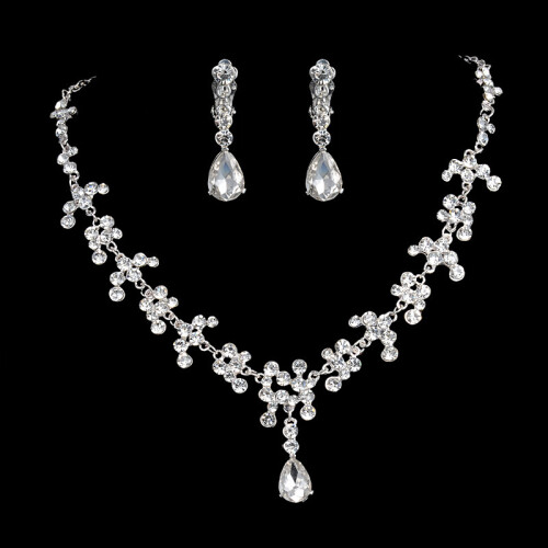 Funkelndes Strass-Set für Braut und Party 1