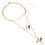 Goldene Halskette Layer Herz 9