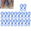 50 Kunststoff Karabinerclips 18