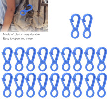 Hartplastik Karabiner 50er Pack