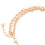 Goldene Layerkette Herz Damen 10
