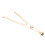 Goldene Layerkette Herz Damen 2