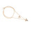 Goldene Halskette Layer Herz 8