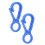 Hartplastik Karabiner 50er Pack 7
