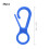 Hartplastik Karabiner 50er Pack 12