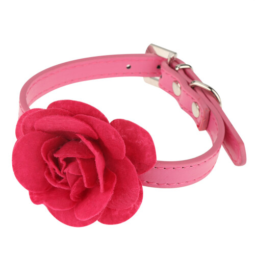 Romantisches Rosen-Halsband für Haustiere 2