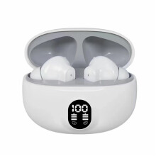 (White) Wireless Gaming Bluetooth Headset Mic Noise Reduction HiFi Bass