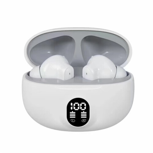 (White) Wireless Gaming Bluetooth Headset Mic Noise Reduction HiFi Bass