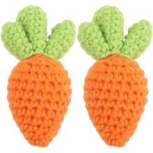 2St Wol Garen Wortel Charms Voor Kleding En Haarspeld