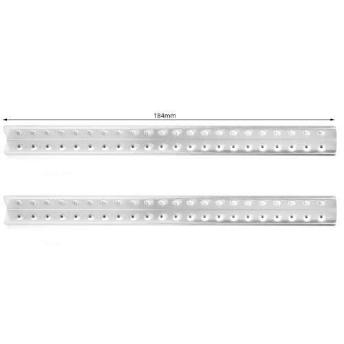 L-förmig Alu-Profil 22 Löcher 184mm 1