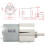 Mikro-Getriebemotor, 24V, leise 19