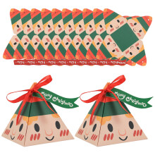 50St Kerstgoed Doos Lichtbruin Voor Traktaties En Cadeauverpakking