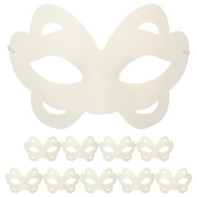 10St Handgemaakte white Maskers Voor Cosplay En Feest