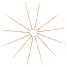 6Paren Set 5A Maple Drumsticks Lichtgeel Voor Drummers