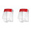 2X Fire Alarm Cover Pull Station Cover Protective Guard for Manual Call Points, IP67 Waterproof Wall Mounted Safety Case 1