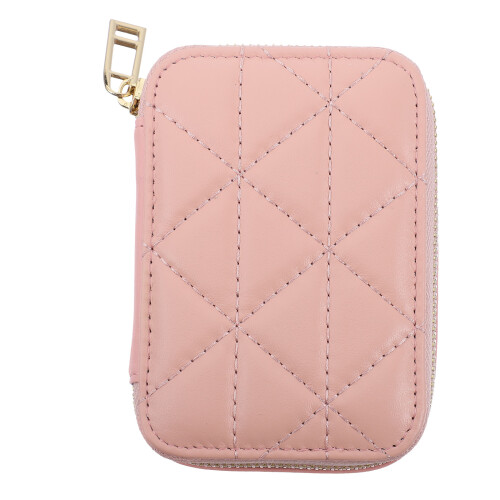 1Compacte Roze Make-Uptoolslagzak Met Spiegel En