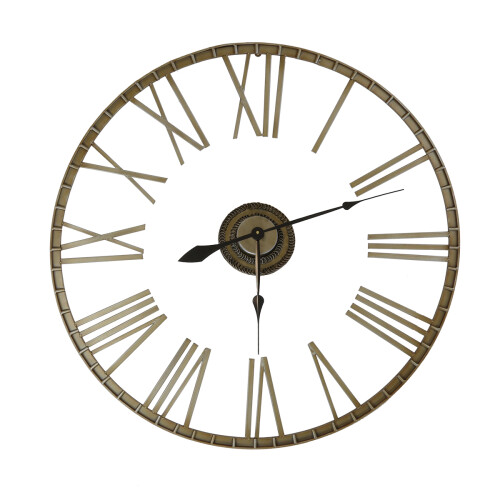 Charles Bentley Charles Bentley Extra Large 95cm Outdoor Skeleton Wall Clock Bronze