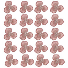 20St DIY Bloemenpatches Van Netgaren Voor Tassen En Hoofdbanden