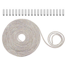 1Set Duurzame Zilveren Shoelaces En Boots DIY