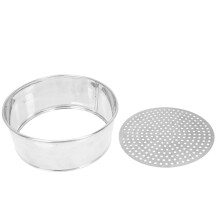 1Set Ronde Kralenzeef Roestvrij Staal Voor Sieraden Sorteren