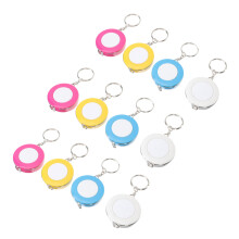 12St ABS Lichaam Meetlint Sleutelhanger Set in Assorti Kleuren