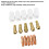 5x Kontaktspitze + 5x Halter + 4x Diffusor 0,8mm 12