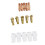 14tlg Kontaktspitzen-Set Binzel 36KD 0,8mm 7