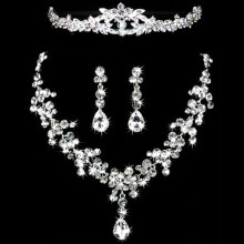 Funkelndes Strass-Set für Braut und Party