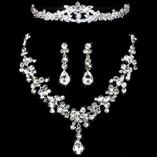 Funkelndes Strass-Set für Braut und Party